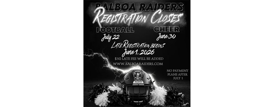 Registration closes 
